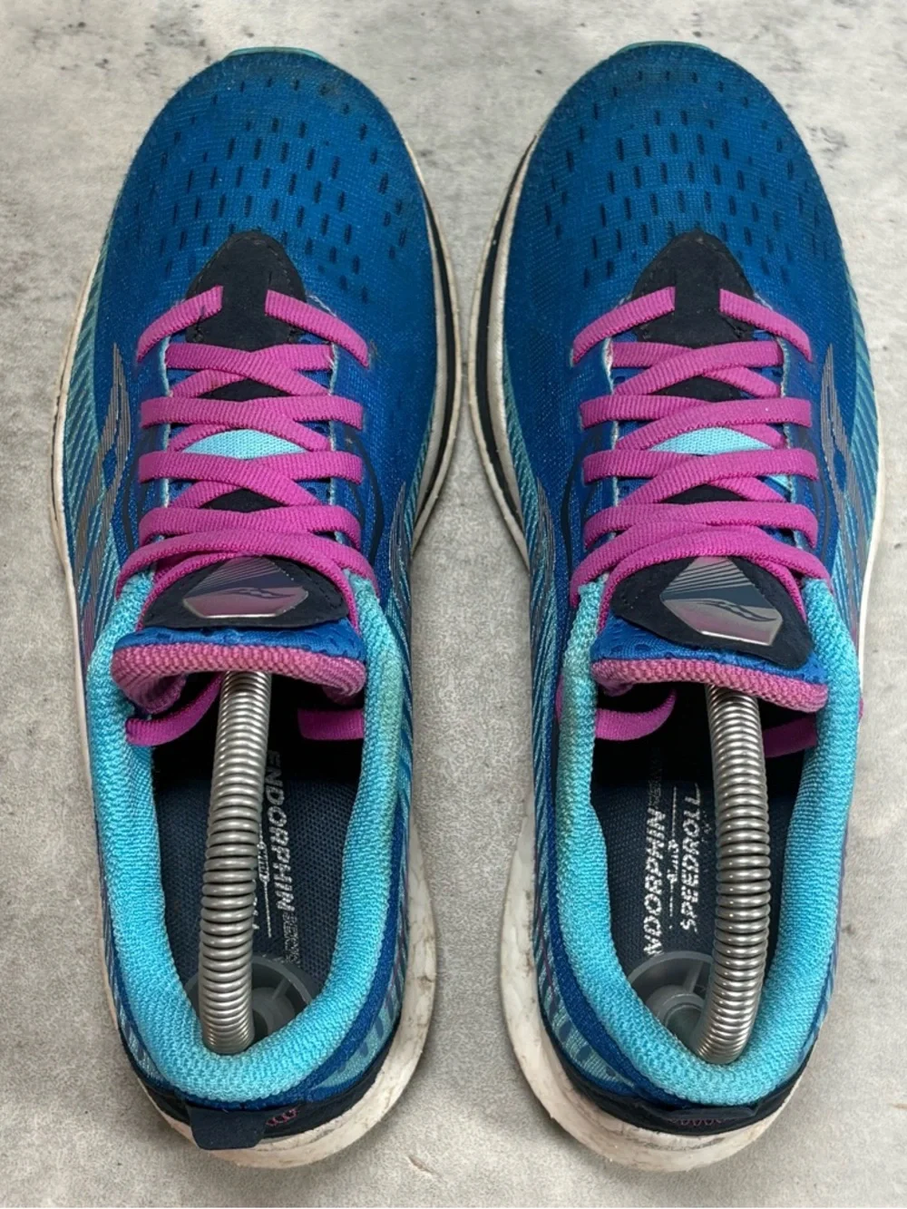 Saucony Endorphin Speed 2 Womens Size 7.5 Blue‎ Running Shoes Sneakers S10688-30